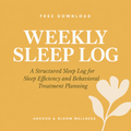 Better Sleep Weekly Sleep Log (Free Download)